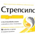 СТРЕПСИЛС МЕД И ЛИМОН таблетки за смучене * 24