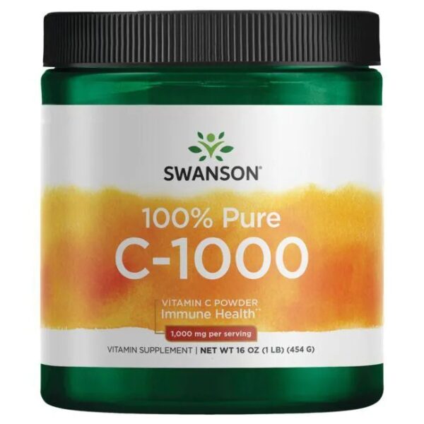 Swanson 100 % Чист Витамин Ц на Прах 533гр - Image 1