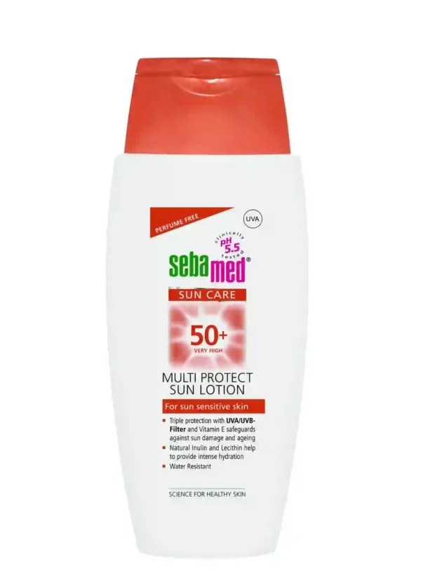Sebamed слънце лосион SPF50+ 150мл без парфюм - Image 1
