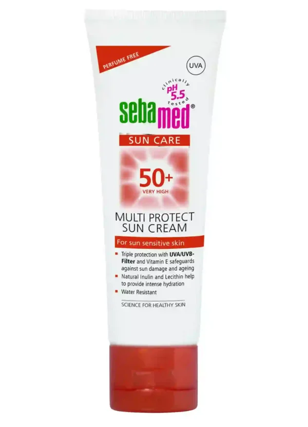 Sebamed слънце крем SPF50+ 75мл без парфюм - Image 1