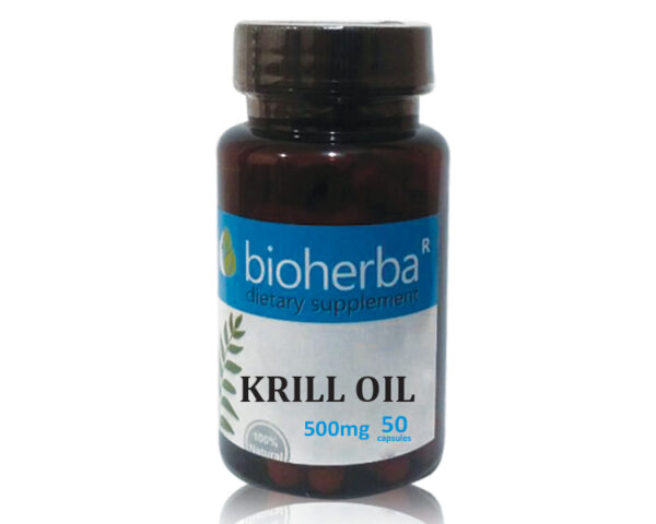 МАСЛО ОТ КРИЛ (Krill oil) 500mg, 50 софтгел капсули - Image 1