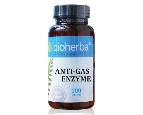 Анти-газ ензими (Anti-gas enzyme), 100 капсули - Image 1