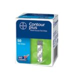 Contour Plus Тест ленти за тестване на кръвната захар х50 броя Bayer