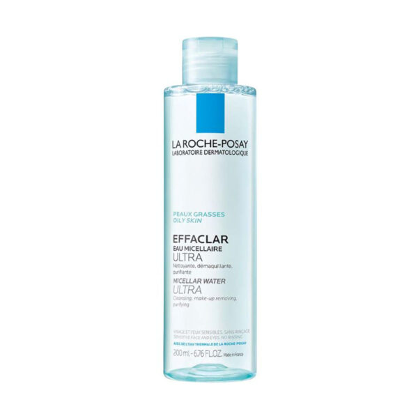 La Roche-Posay Effaclar Ultra Мицеларна вода за лице за мазна и чувствителна кожа, 200 мл 3433422408357 - Image 1