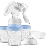 Ръчна помпа за кърма с чашки за мляко Philips Avent SCF430/13
