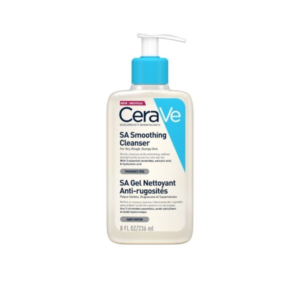 Cerave SA Измиващ изглаждащ гел за суха и груба кожа, 236 мл 3337875684118 - Image 1