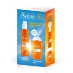 Avene Комплект SPF50+ Слънцезащитен спрей 200 ml + SPF50+ Ултра флуид 50 ml