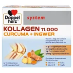 DOPPELHERZ SYSTEM Колаген 11.000 Куркума + Джинджифил