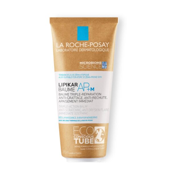 La Roche-Posay Lipikar Baume AP+M Успокояващ балсам за лице и тяло за суха и атопична кожа против сърбеж, еко опаковка, 200 мл 3337875763790 - Image 1