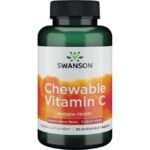Swanson Витамин Ц за дъвчене 60 таблетки с вкус на череша