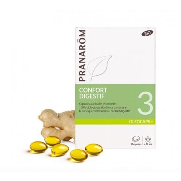 Pranarom OLEOCAPS 3 – Храносмилане и чревна проходимост x 30 - Image 1