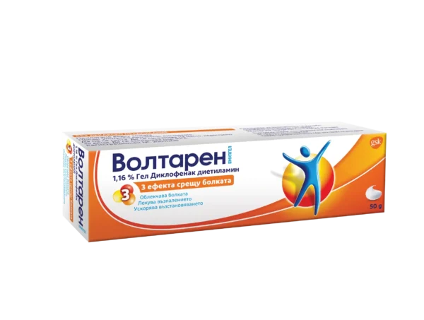ВОЛТАРЕН ЕМУЛГЕЛ гел 1.16% 50 г - Image 1