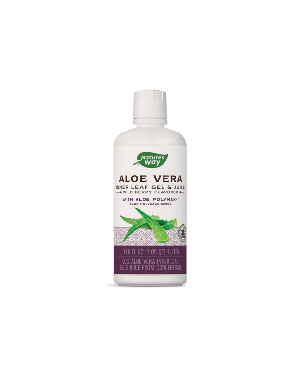 Natures Way Алое вера (гел и сок) 60% - Оптимално храносмилане и силен имунитет,1L Nature’s Way - Image 1