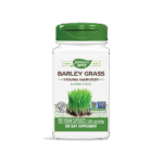 Natures Way Barley Grass - Ечемичена трева – зелена суперхрана за алкализиране и укрепване на организма, 500 mg, 100 капсули