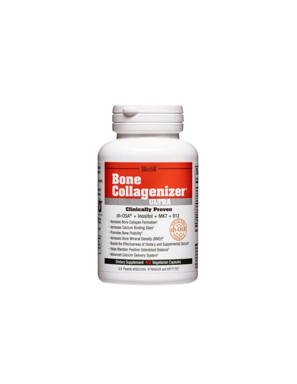 BioSil Bone Collagenizer Ultra, 40 капсули Natural Factors - Image 1