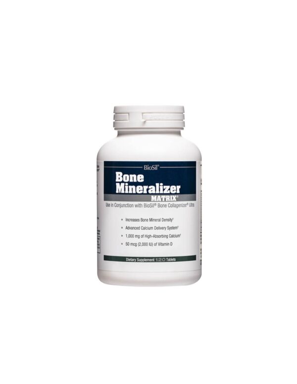 BioSil Bone Mineralizer Matrix, 120 таблетки Natural Factors - Image 1