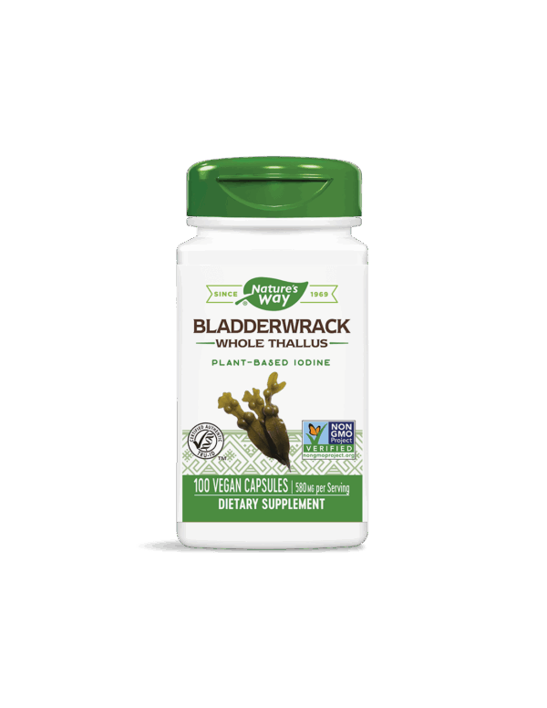 Natures Way Кафяви водорасли- Фукус 580 mg х 100 капсули - Image 1