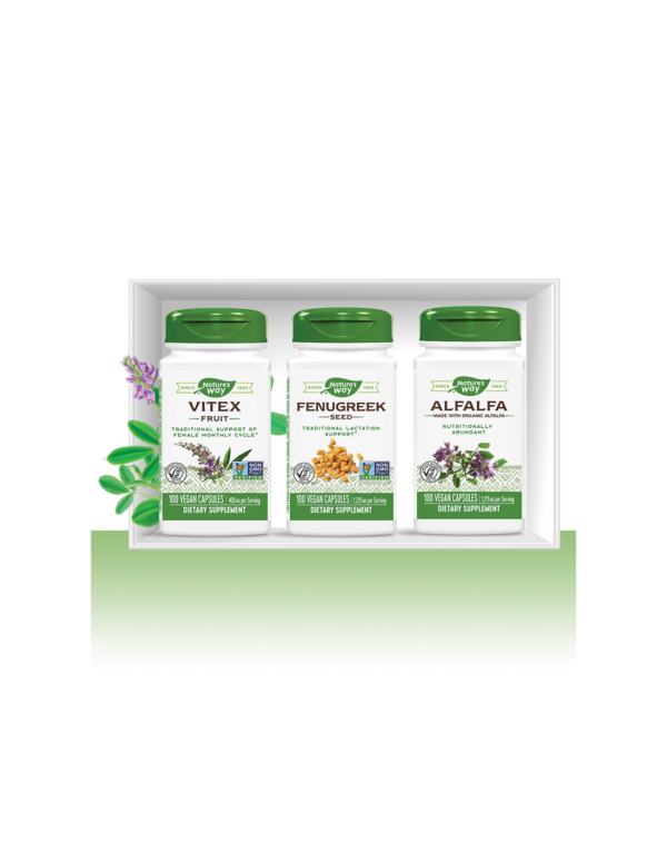 Natures Way Бюст Макс Формула - за уголемяване на бюста - Витекс, Сминдух и Люцерна - Image 1