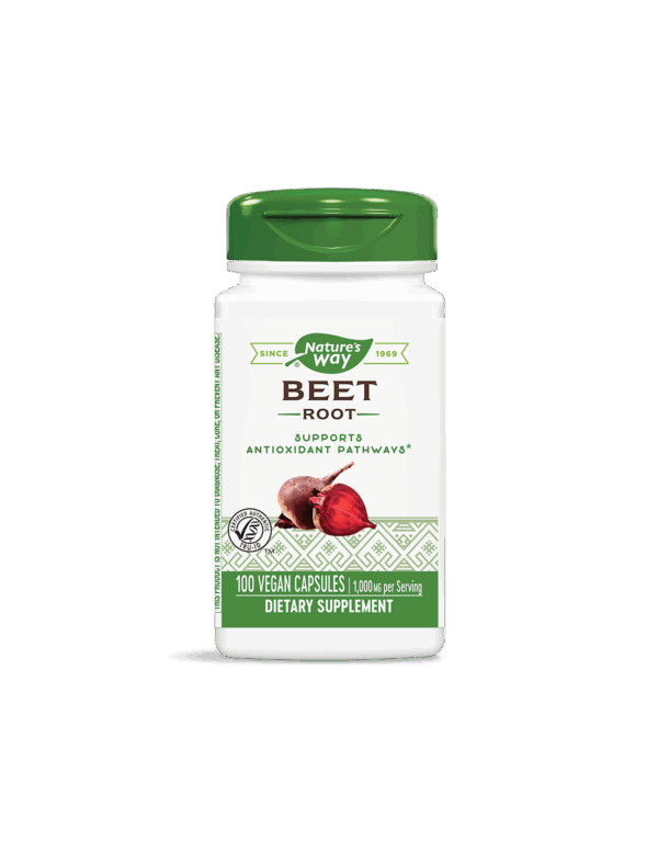 Natures Way Червено цвекло (корен) – кардиопротективно средство, 500 mg, 100 капсули - Image 1