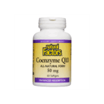 Coenzyme Q10 All-Natural Form - Коензим Q10 (Антиоксидант и кардиопротектор), 50 mg, 60 софтгел капсули Natural Factors