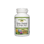 Horse Chestnut & Grape Seed - Див кестен и гроздово семе (мощен венотоник за здрави вени), 60 капсули Natural Factors