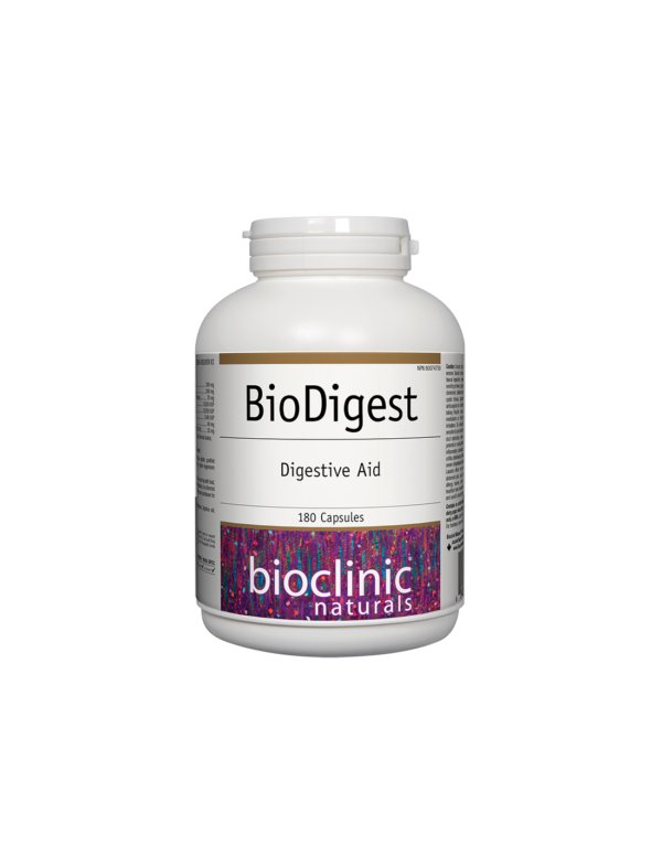 Добро храносмилане - Панкреатични ензими BioDigest,180 капсули Natural Factors - Image 1