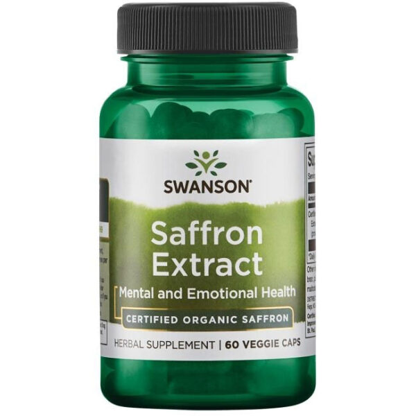 Swanson Екстракт от Шафран с 2 % Шафранал 60 веге капсули - Image 1