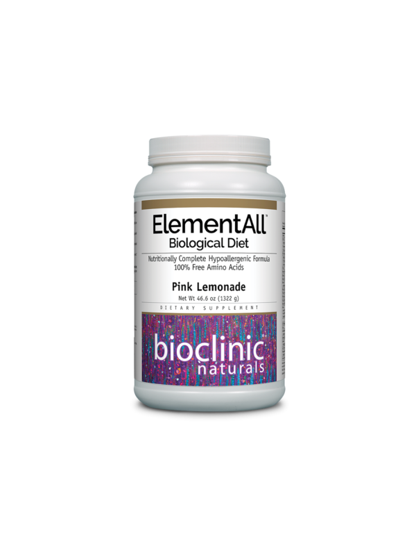 Елементна диета - ElementAll Biological Diet с вкус на лимонада, 1322 g пудра Natural Factors - Image 1