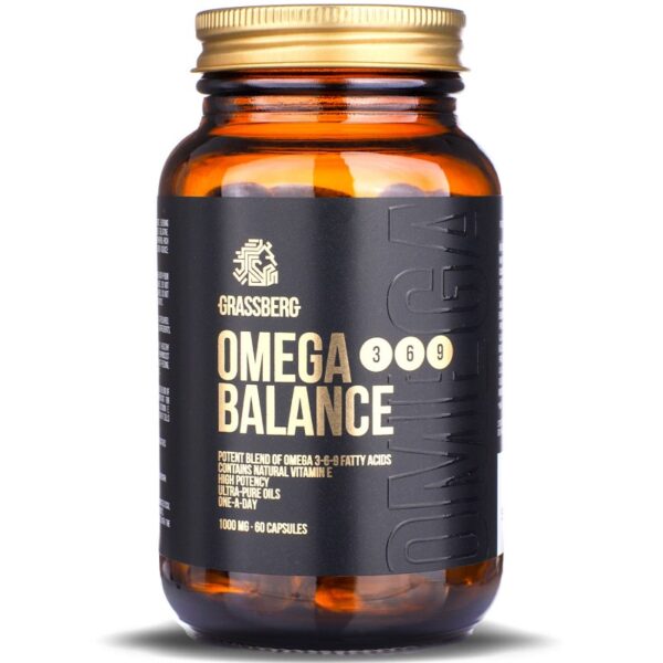 Grassberg Омега-3-6-9 Баланс 1000mg 90 гел-капсули - Image 1