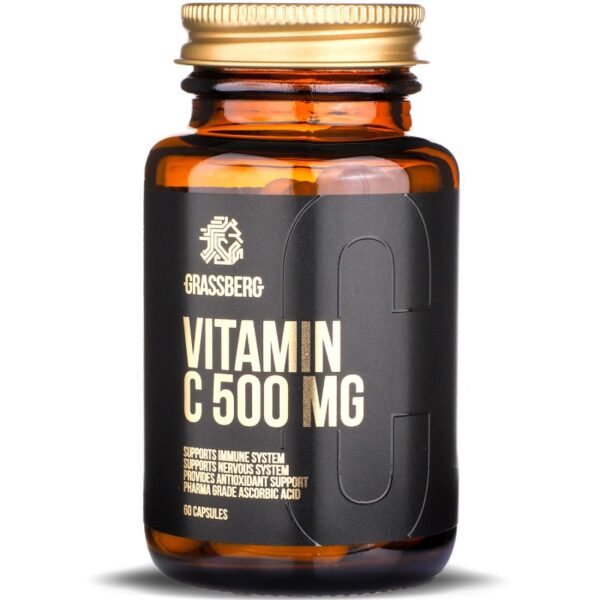 Grassberg Витамин C 500mg 60 капсули - Image 1