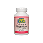 Calcuim & Magnesium Citrate with D3/ Калций с Магнезий (цитрат) и Витамин D3 + Калий, Цинк и Манган х 90 таблетки Natural Factors