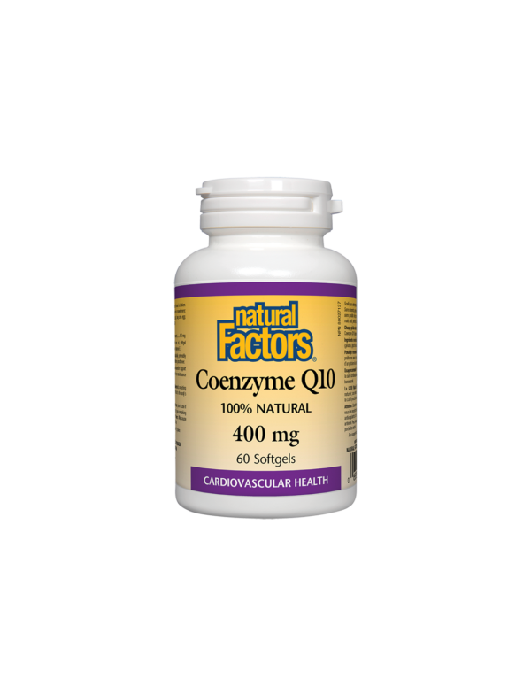 Coenzyme Q10 / Коензим Q10 400 mg х 60 софтгел капсули Natural Factors - Image 1