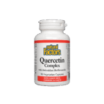 Quercetin Complex/ Кверцетин комплекс с Биофлавоноиди + гроздово семе, куркума и коензим Q10 х 90 капсули Natural Factors