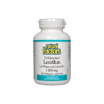 Лецитин неизбелен - Lecithin 1200 mg, 90 софтгел капсули Natural Factors