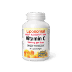 Liposomal High Absoprtion Vitamin C - Липозомен витамин С 500 mg, 90 софтгел капсули Natural Factors