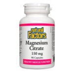 NATURAL FACTORS Магнезий (Цитрат)150mg x 90 caps
