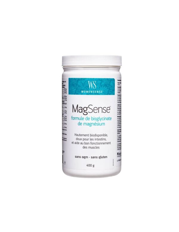 MagSense® Magnesium Bisglycinate Formula/ Магнезий бисглицинат формула 400 g Natural Factors - Image 1