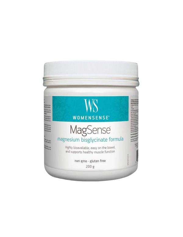Магнезий (бисглицинат формула) - WomenSense, 200 g пудра Natural Factors - Image 1