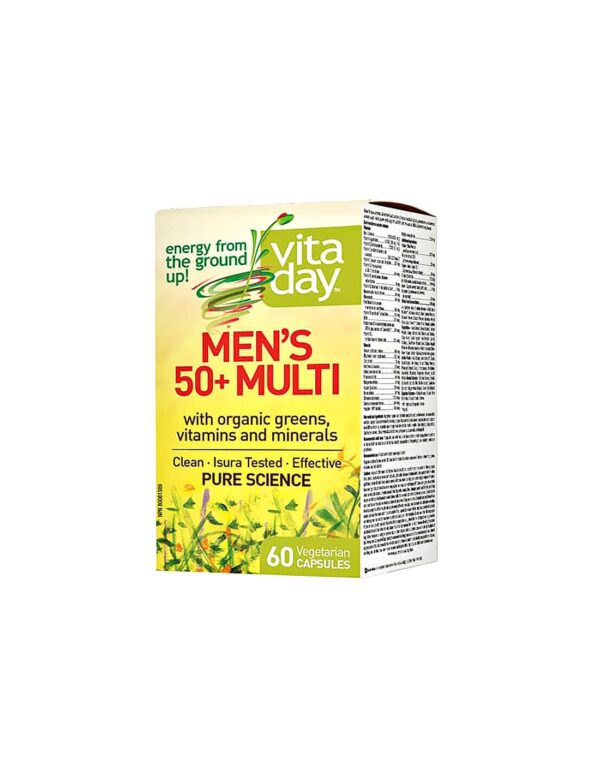 Mens 50+ Multi - Мултивитамини за мъже 50+ (За сила, енергия и потентност), 60 капсули - Image 1