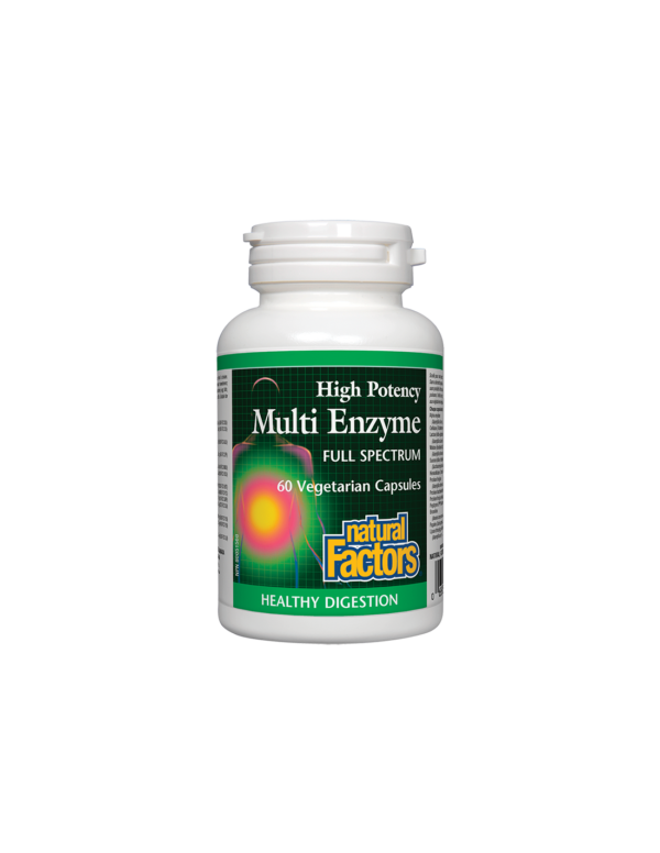 Multi Enzyme Full Spectrum/ Мулти ензими х 60 капсули Natural Factors - Image 1