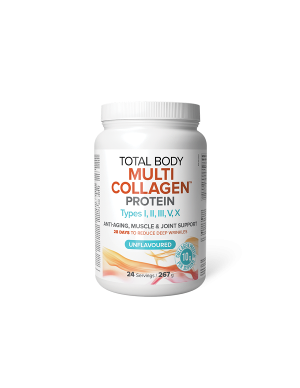 Mулти колаген (говежди, рибешки и пилешки) - Total Body Multi Collagen, 267 g прах  Natural Factors - Image 1