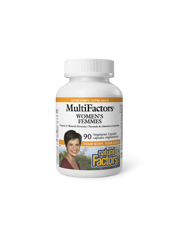 Мултивитамини и Минерали за Жени MultiFactors, 90 V капсули Natural Factors - Image 1