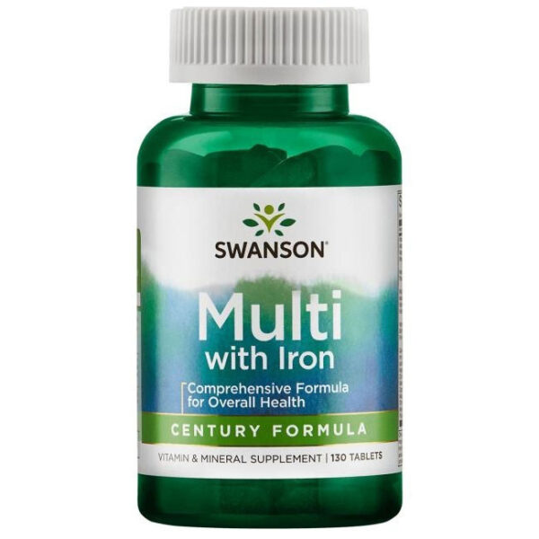 Swanson Мултивитамини с Желязо 130 таблетки - Image 1