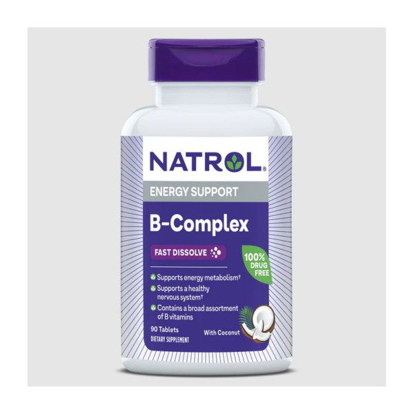 Natrol Витамин B Комплекс Бързо разтваряне 90 таб - Image 1