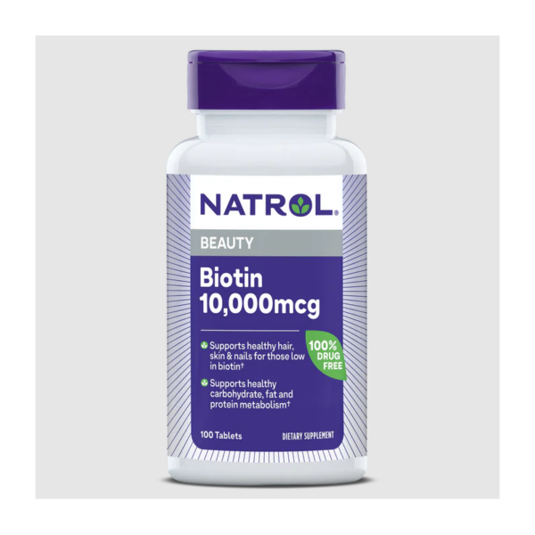 Natrol Биотин Максимална Сила 100 таблетки - Image 1