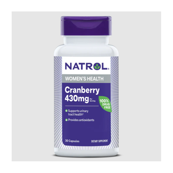 Natrol Червена Боровинка Екстракт 430mg 30 капсули - Image 1