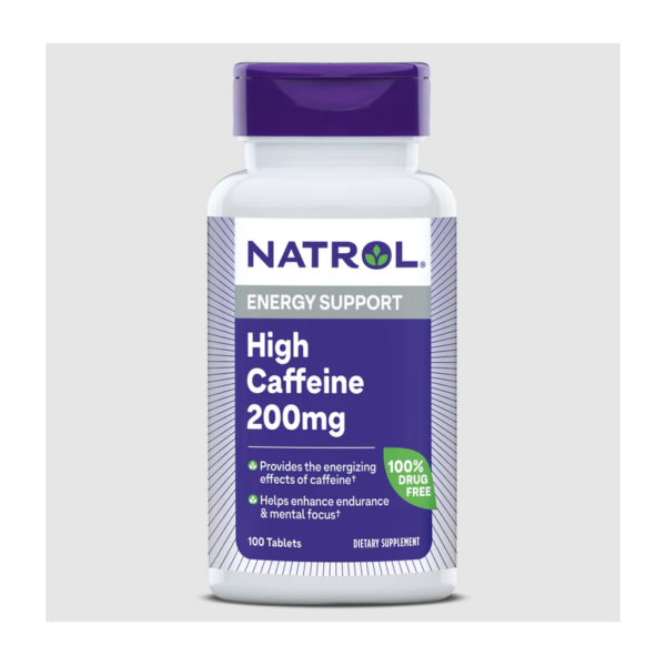 Natrol Кофеин 200mg 100 таблетки - Image 1