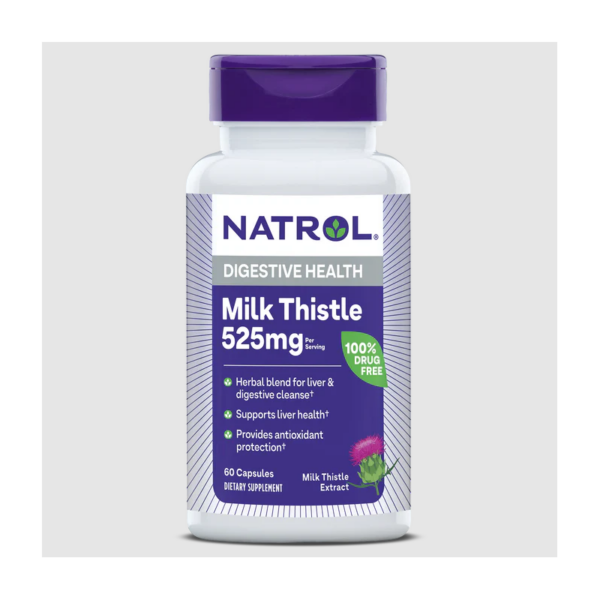 Natrol Бял Трън Адвантидж (Силимарин) 60 капсули - Image 1