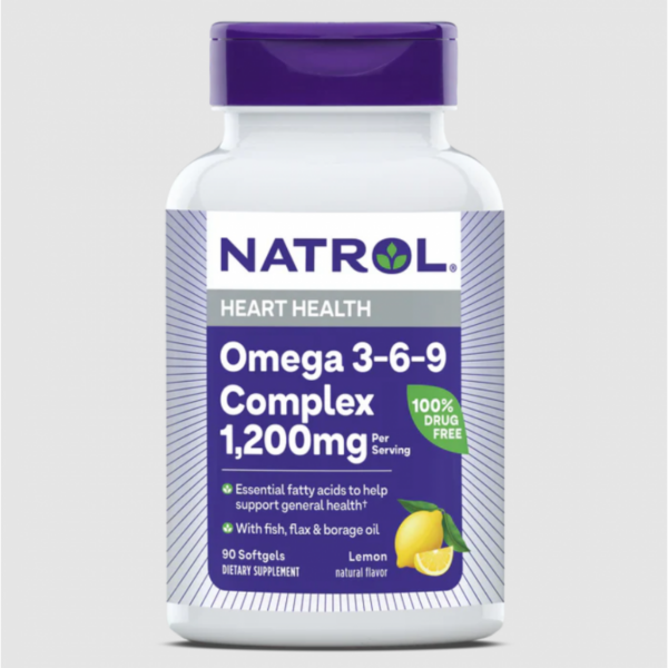 Natrol Омега 3 6 9 Комплекс х 90 капсули - Image 1
