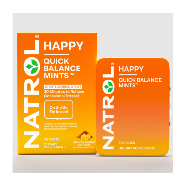 Natrol Quick Balance Mints Happy Формула За Успокоение х 30 - Image 1